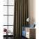 Non -combustible curtain "Eclipsso", size 145 x 280 cm, brown color