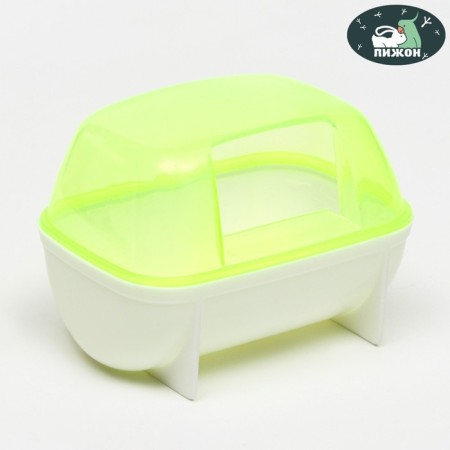 Domik toilet for rodents small, 10 x 7 x 6.8 cm, yellow