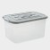 Storage container with a lid Ricco, 15 l, 41.5 × 27 × 22 cm, beige color