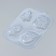 Form for chocolate and sweets Plastic "Gnomic houses", cell size 8.5 × 5 cm, color transparent color