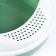 A tray for cats with an side without a Cosmo grid 51.9 x37.8 x 21.3 cm, green