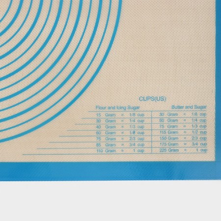 Reinforced rug with marking, silicone, 71 × 50.5 cm, blue color-9