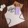 Gift set of Ethel Vegan Mama apron 70x60 cm, towel 30x60 cm, 100% cotton