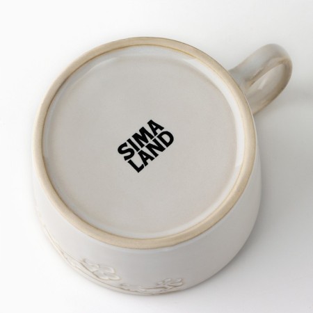 Tea couple ceramic "ceramic", 2 items: 220 ml mug, saucer 13x13.6 cm-5
