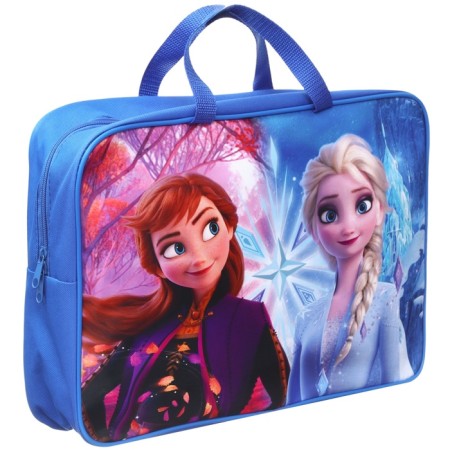Folder with handles textile A4, 350x270x100 mm, cold heart-6
