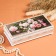 Casket "Peonies", white, 11 × 22 cm, lacquer miniature