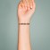 Tattoo on the body Black "Bracelet. Freedom" 20x3 cm