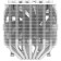 Cooling device (cooler) ID-Cooling SE-207-XT Slim SOC-am5/AM4/1151/1200/2066/1700 Bely 107484