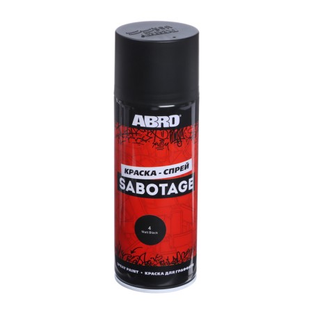 ABRO Sabotage Painage 4 Black matte, 226 g/272 ml SPG-004