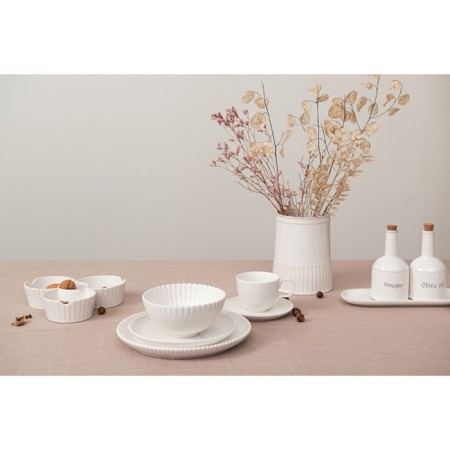 Set of plates Tkano Kitchen Spirit, 26 cm, 2 pcs, white color-5