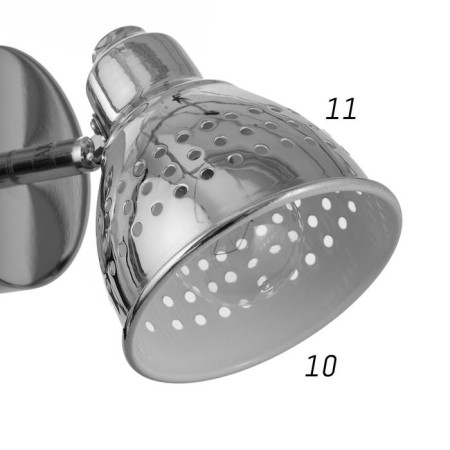 Spot Paris 1x40W E14, chrome 11x19x15 cm-4
