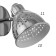 Spot Paris 1x40W E14, chrome 11x19x15 cm