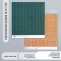 Scrapbooking paper bilateral "Greece" density 180 g 15.5x17 cm