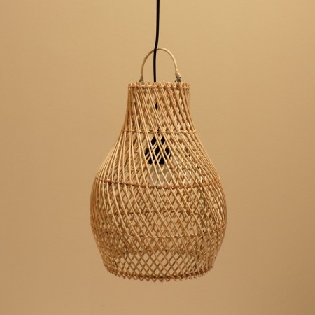 Ceiling Lamp from Rotan "Ari" 1x120W, E27, 25x25x35 cm-2