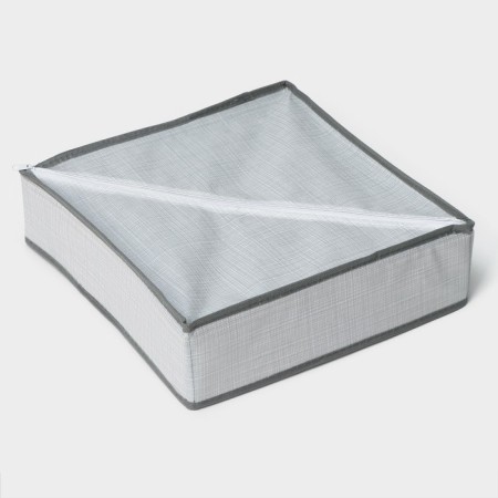 Organizer for storing linen “Thread”, 24 cells, 32 × 32 × 10 cm, color gray color-6