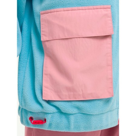 Jacket for girls, height 116 cm, blue color-5