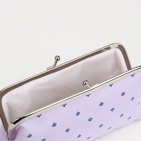 Cosmetic bag, lilac color-2