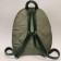Nino backpack green quilted fabric