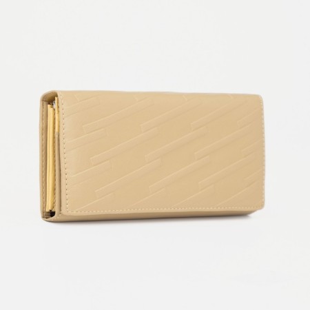 Women's wallet on magnets, yellow color