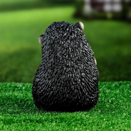 Garden figure "Hedgehog with flowers" 12x11x15cm-2