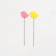 Cyluting pins "Bird", 53 mm, 100 pcs, color colorful color
