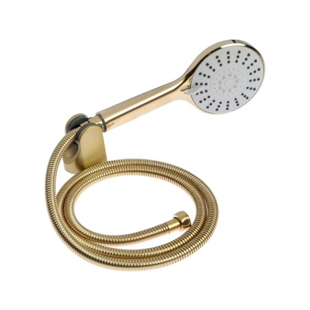 Accoona A63126AW bath mixer, single -leaf, pour 149 mm, shower set, gold-4