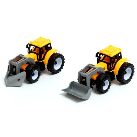 Truck inertial "Avtovos", with 2 tractors, color mix-5