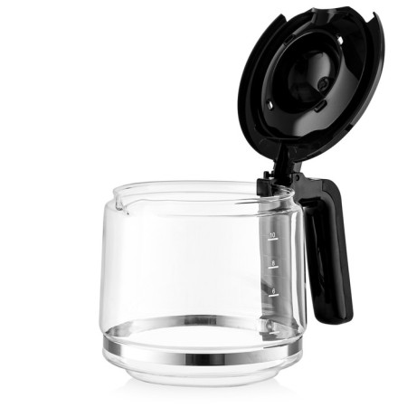 Brayer 1125br coffee machine, drip, 900 watts, 1.25 l, black-silver-12