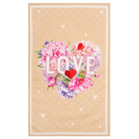 Towel "Ethel" peonies Love 40x67 cm, 100% HL, sarzha 190 g/m2-3