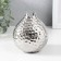 Ceramics candlestick per 1 candle "Pomegranate" d = 4.5 cm silver 10x10x11.5 cm