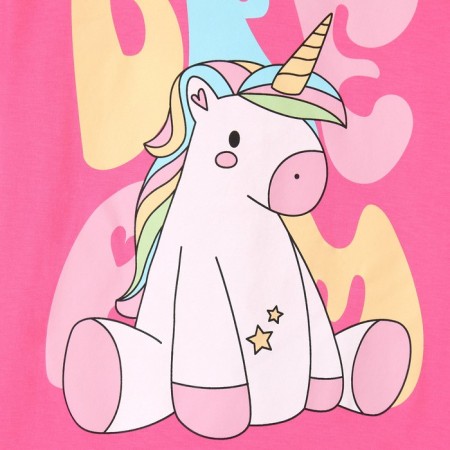 T -shirt Children's KAFTAN "Unicorn", p. 28 (86-92 cm), bright pink-6