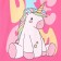 T -shirt Children's KAFTAN "Unicorn", p. 28 (86-92 cm), bright pink