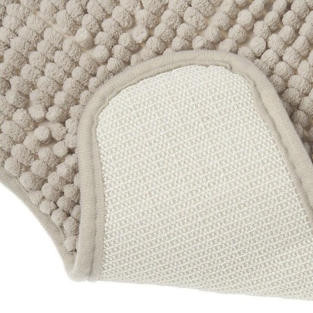 Bathroom mat, Shenill, 45x45 cm, microfiber, beige-2