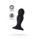 Anal sleeve Erotist Hidro M, silicone, black color, 10.5 cm