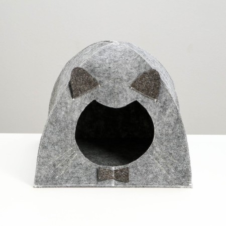 Animal house from the felt "Eared", 40 x 40 x 40 cm-1