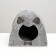 Animal house from the felt "Eared", 40 x 40 x 40 cm