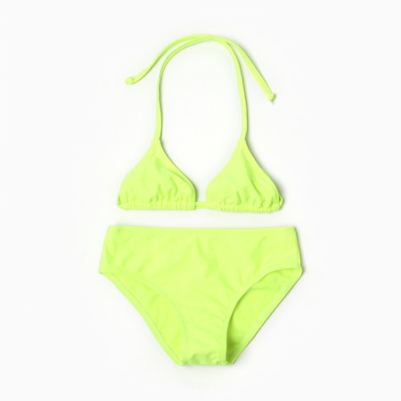 Separate swimsuit for girls, light color, height 110-116 cm