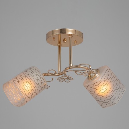 Henri chandelier 2x60W E27 Gold 43x25x23cm Ritter-1