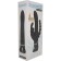 Vibrator with clitoral and anal stimulator Happy Rabbit Triple, black color