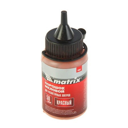 Matrix coloring powder, for painting cords, 50 g, red