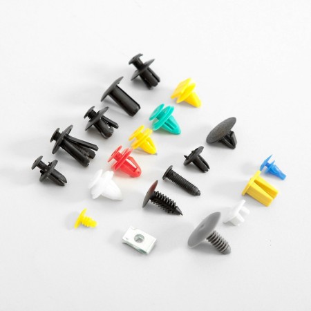 Clips and pistons fasteners, set 200 pcs