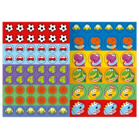 Stickers - grades "Dinosaur", 150 stickers-2