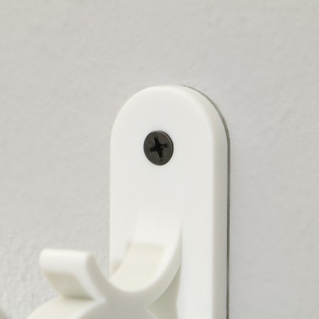 Bracket for suspended pots, plastic, white-7