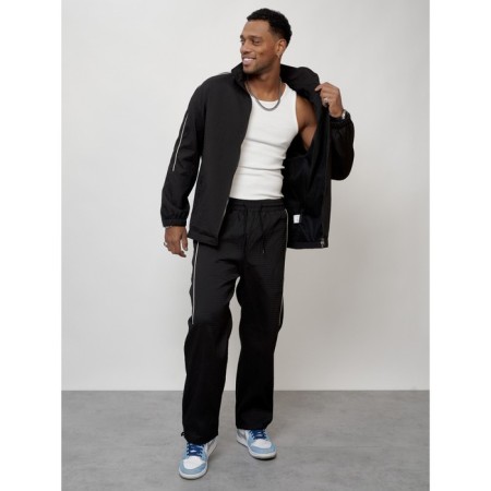 Sports suit men's, size 52, black color-14