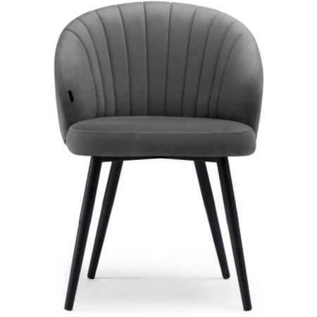 Banbu Velutto 32 Metal/velor, black/gray 54x50x76 cm-1