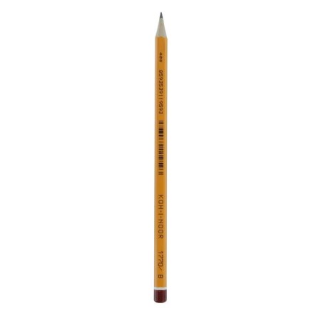 Chernographic pencil Koh-I-Noor 1770 B Black Sun, faceted-3