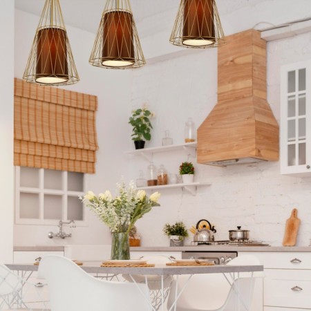 Lamp Bayerlux "Wortex" 1x40W E27 gold 27x27x120 cm.-8
