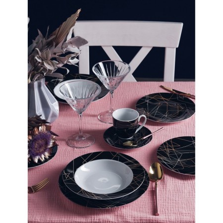 Board ceramic pies of the Cassiopeia, d = 19 cm, black color-5