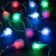 Garland “thread” 5 m with nozzles “Hedgehogs”, IP20, transparent thread, 20 LED, glow of multi (RG/RB), flashing, 220 V