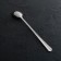 Spoon for cocktail "novelty", h = 19.7 cm, thickness 1.5 mm, simplified processing, silver color